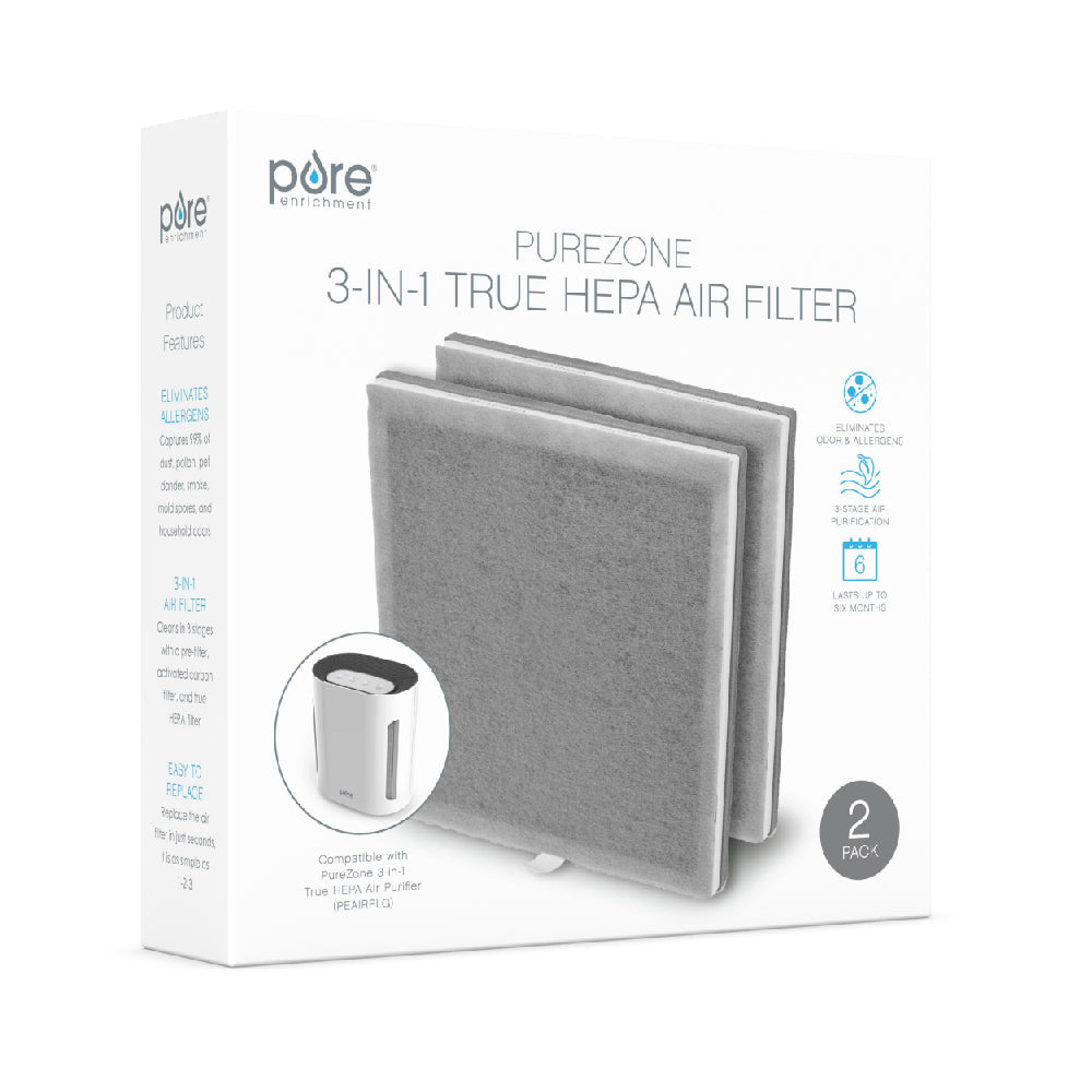 PureZoneTM True HEPA Air Purifier (PEAIRPLG) - 2er-Packung-Ersatzfilter