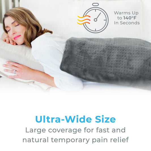 PureRelief XXL Ultra-Wide Microplush Heizkissen