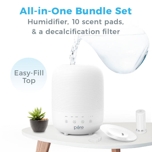 HUMETM Sense Set - 1 Luftbefeuchter, 1 Filter und 10 Duftpads