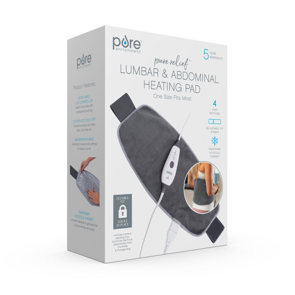 PureRelief Lumbal & Abdominal Heizkissen