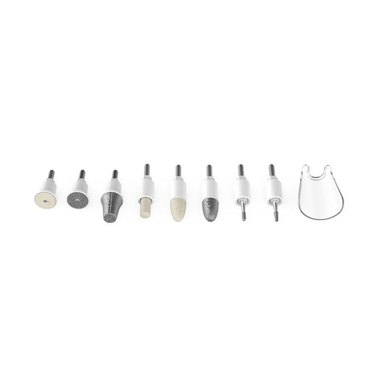 PureNailsTM Luxuriös 9-Piece Ersatz Nagelbohrer
