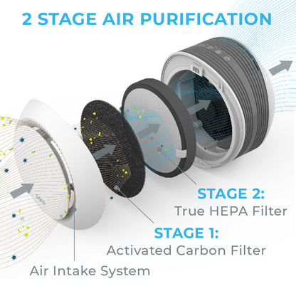 PureZone Halo Luftreiniger (PEAIRDSK) - Ersatzfilter