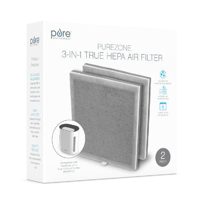 PureZoneTM True HEPA Air Purifier (PEAIRPLG) - 2er-Packung-Ersatzfilter
