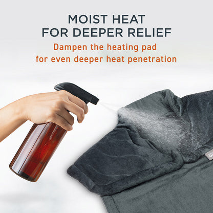 PureRelief Pro Far Infrared Back & Neck Heat Pad