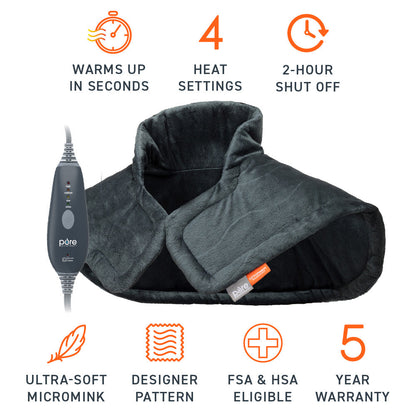 PureRelief Pro Far Infrared Neck & Shoulder Heizkissen
