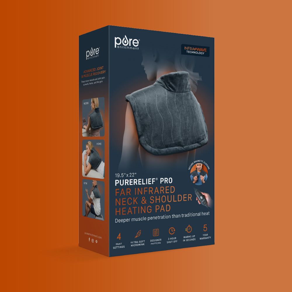 PureRelief Pro Far Infrared Neck & Shoulder Heizkissen