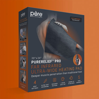 PureRelief Pro Ferninfrarot Ultra-Wide Heizkissen