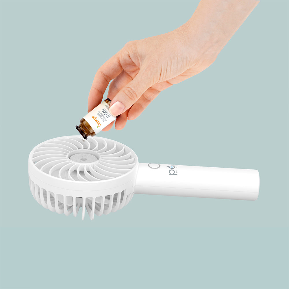 PureBreezeTM Personal Handheld Fan mit Base