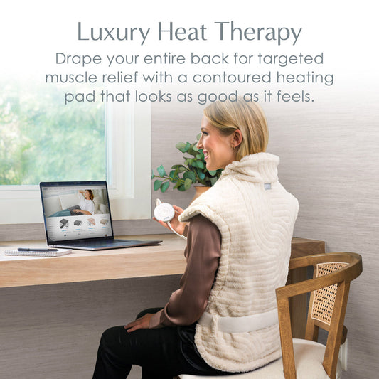 PureRadianceTM Back & Neck Luxury Heating Pad - Golden Sands (Deutsche Ausgabe)