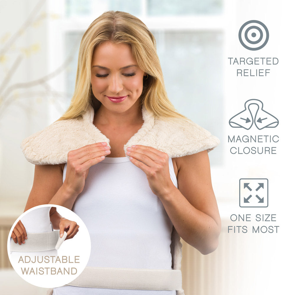 PureRadianceTM Back & Neck Luxury Heating Pad - Golden Sands (Deutsche Ausgabe)