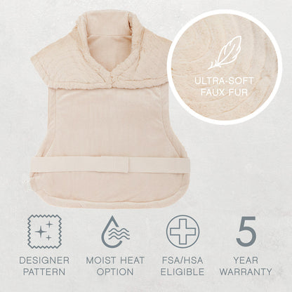 PureRadianceTM Back & Neck Luxury Heating Pad - Golden Sands (Deutsche Ausgabe)
