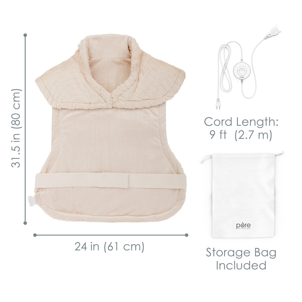 PureRadianceTM Back & Neck Luxury Heating Pad - Golden Sands (Deutsche Ausgabe)