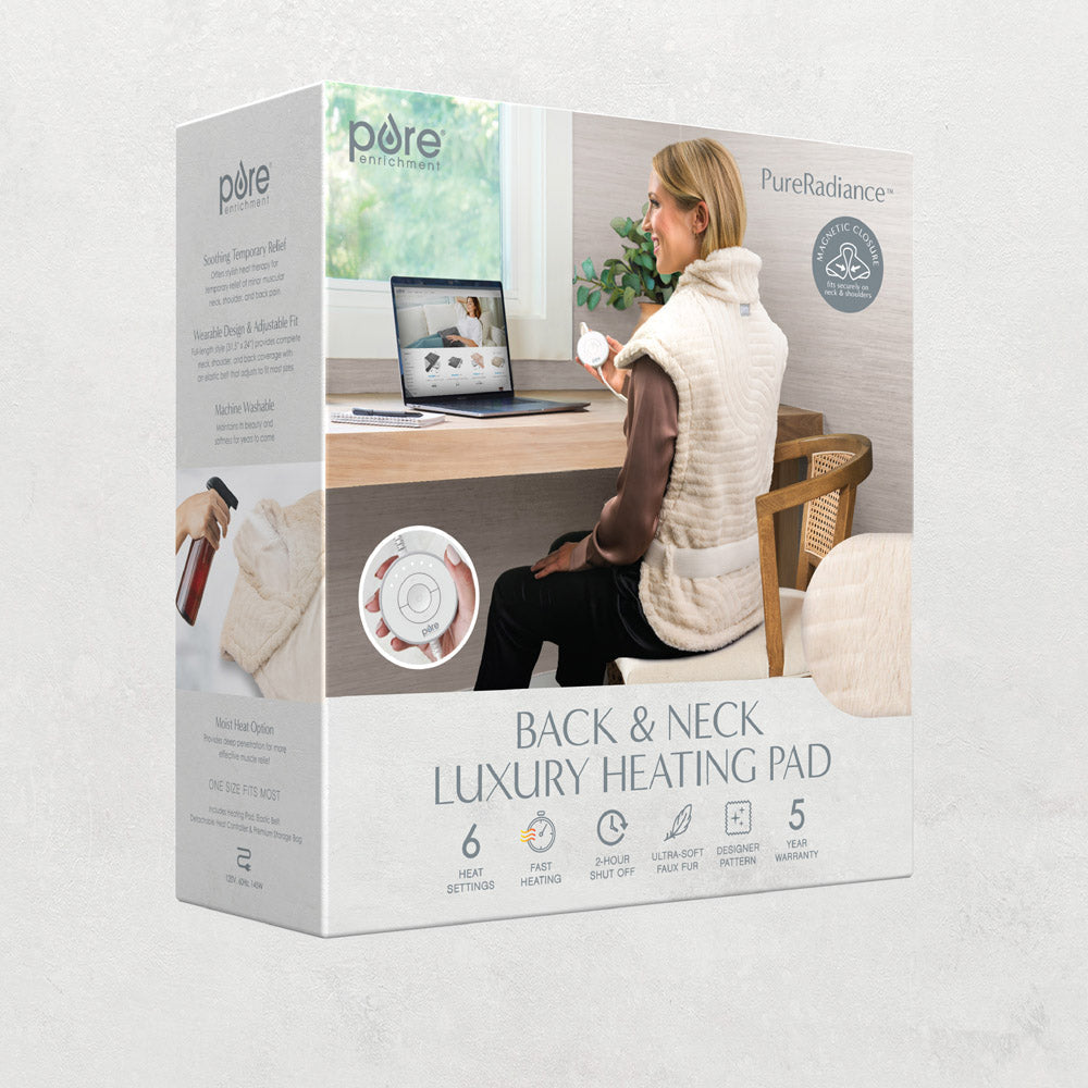 PureRadianceTM Back & Neck Luxury Heating Pad - Golden Sands (Deutsche Ausgabe)