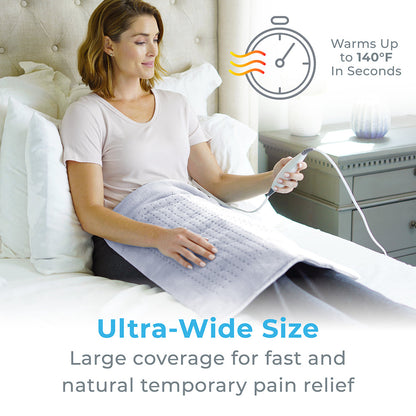 PureRelief XXL Ultra-Wide Microplush Heizkissen