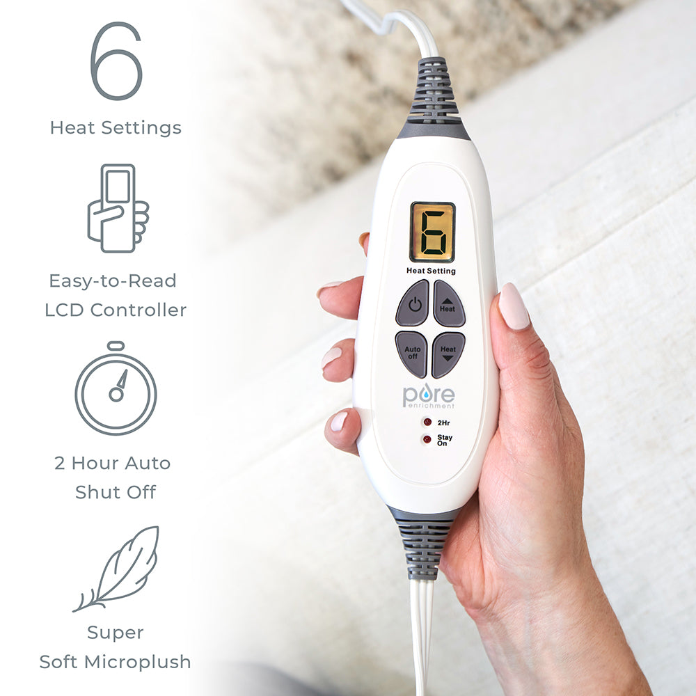 PureRelief XXL Ultra-Wide Microplush Heizkissen