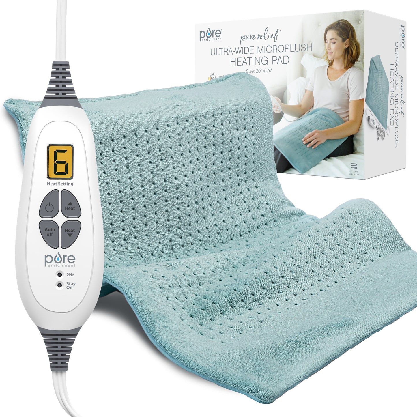 PureRelief XXL Ultra-Wide Microplush Heizkissen