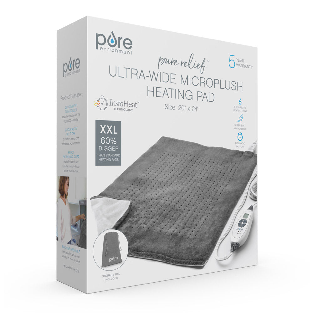 PureRelief XXL Ultra-Wide Microplush Heizkissen