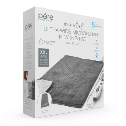 PureRelief XXL Ultra-Wide Microplush Heizkissen