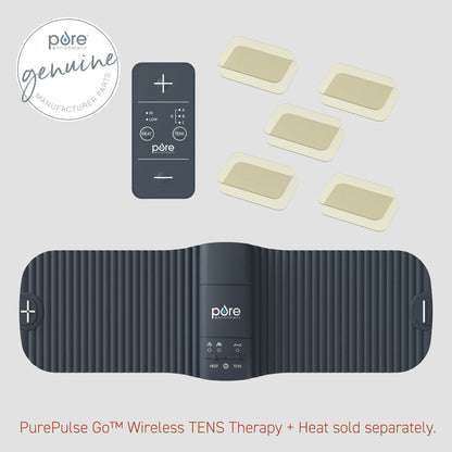 PurePulseTM Go Wiederverwendbare Elektrodengelpads - 5 Packung (10 Gesamtpads)