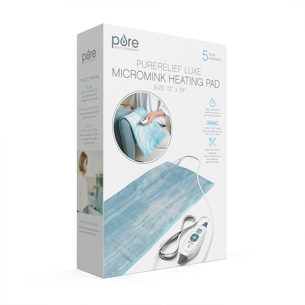 PureRelief Luxuriös Micromink Heizkissen