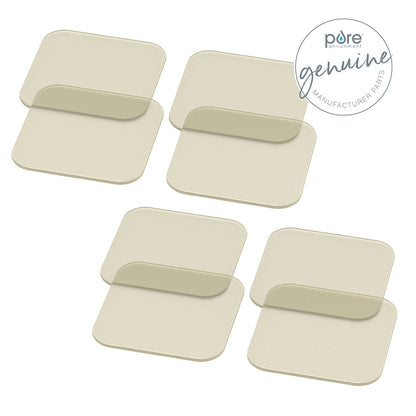PurePulseTM Trio Reusable Electrode Gel Patches - 2 Packung (8 Patches)