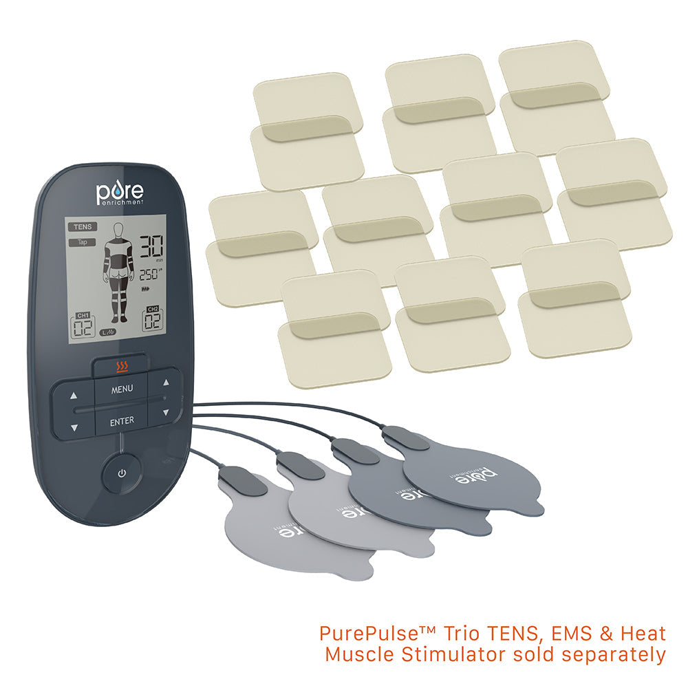 PurePulseTM Trio Reusable Electrode Gel Patches - 5 Packung (20 Patches)