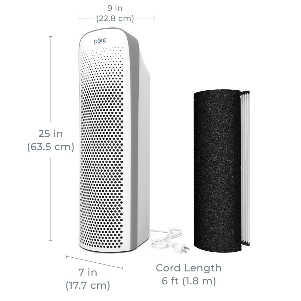 PureZone Elite 4-in-1 True HEPA Luftreiniger & Ersatzfilterbündel