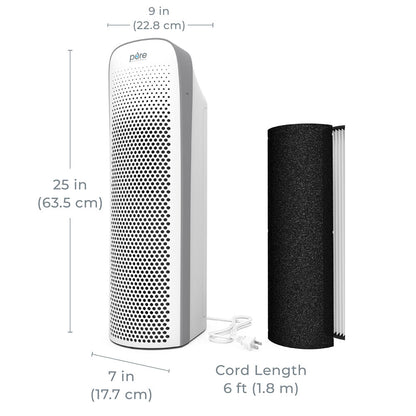 PureZone Elite 4-in-1 True HEPA Luftreiniger & Ersatzfilterbündel