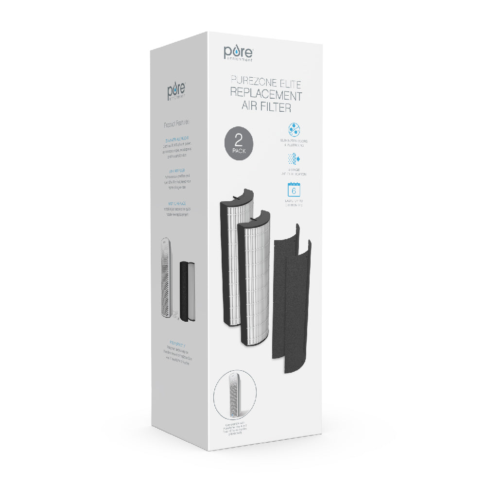 PureZoneTM Elite Luftreiniger (PEAIRTWR) - 2er-Packung Ersatzfilter