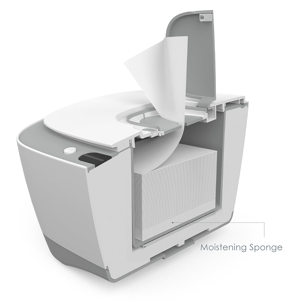 PureBaby® Wischen Sie wärmere Ersatzfeuchtungsschwämme (4er-Packung)